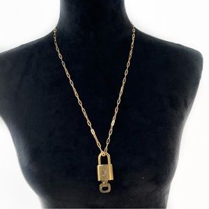 Louis Vuitton Lock & Key #309 with After Market Paperclip Link Chain & Bracelet